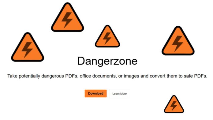 Dangerzone : le site qui transforme vos fichiers risqués en PDF sûrs