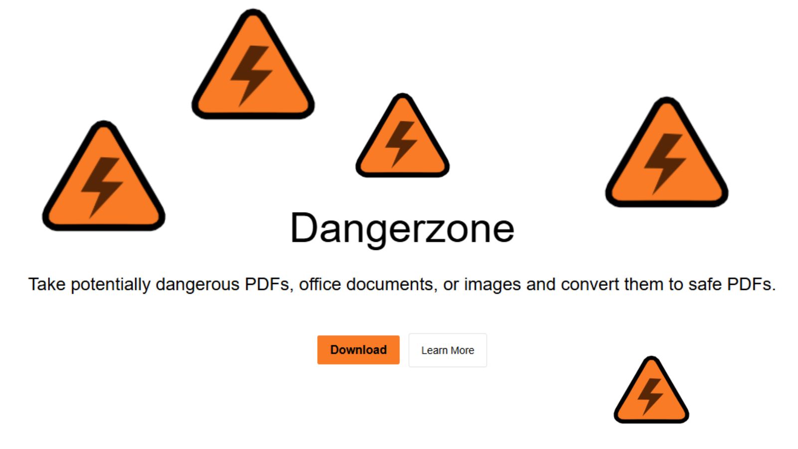 Dangerzone : le site qui transforme vos fichiers risqués en PDF sûrs