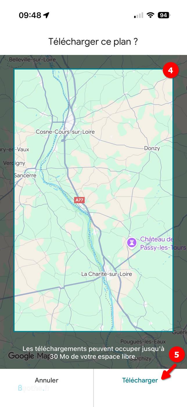 google maps hors connexion iphone 3 | Utiliser Google Maps sans connexion Internet : mode d’emploi complet