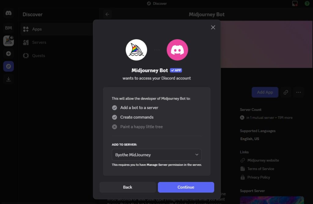 midjourney bot discord 2 | GamsGo : la plateforme qui démocratise les abonnements premium et les outils IA