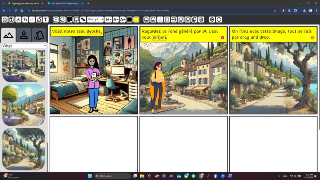 Comment créer une bande dessinée en ligne avec l’outil Digistrip de La Digitale ? 3 Digistrip-by-La-Digitale-Création-BD-1