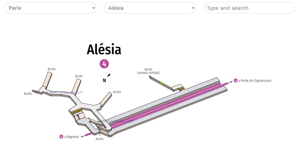 plans 3d metro alesia | Plans 3D métro : explorez les stations de 80 réseaux du monde entier