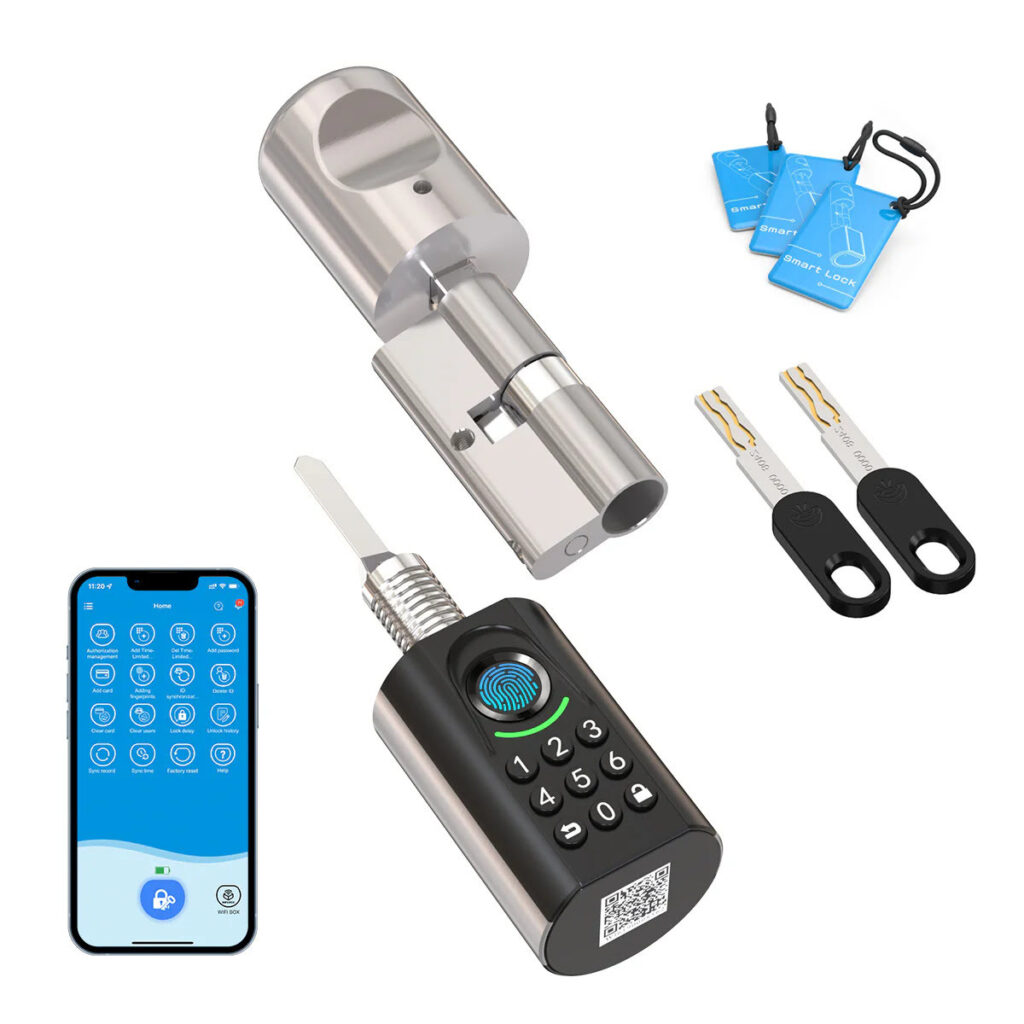 welock u71 | WELOCK U71 : la serrure connectée à empreinte digitale (et code PIN) qui modernise votre porte d’entrée