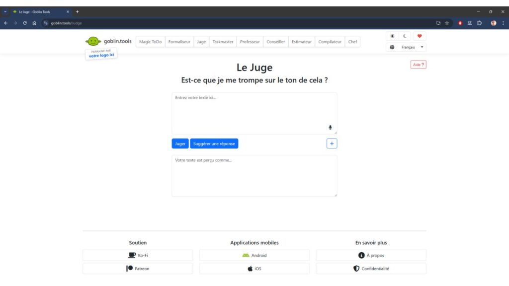 Goblin.tools-le-juge