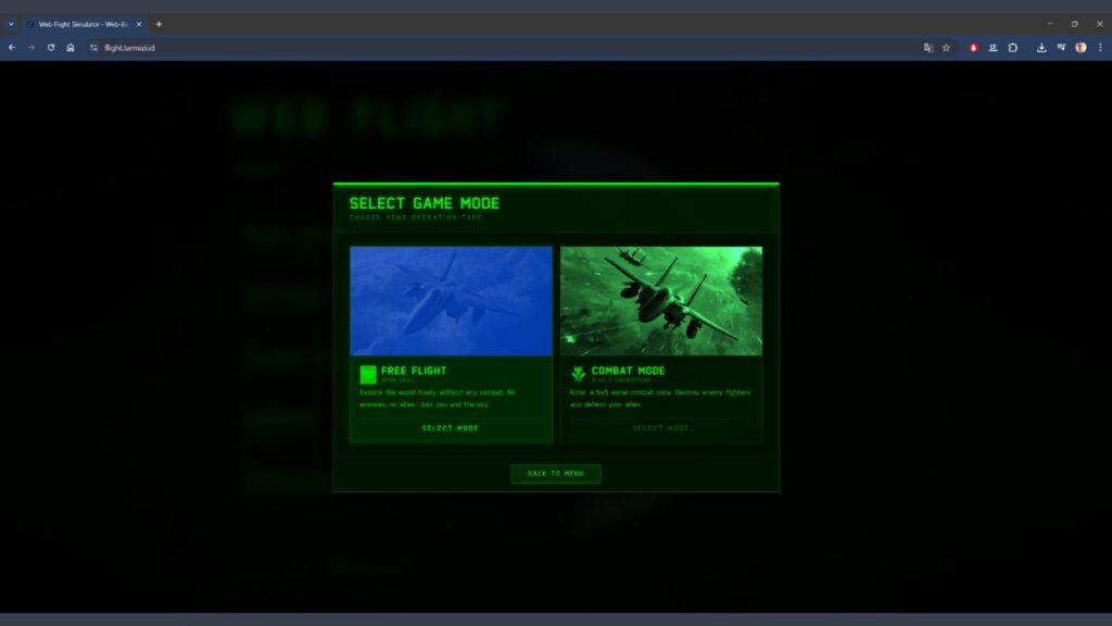 Web-Flight-Simlulator-jeu-libre