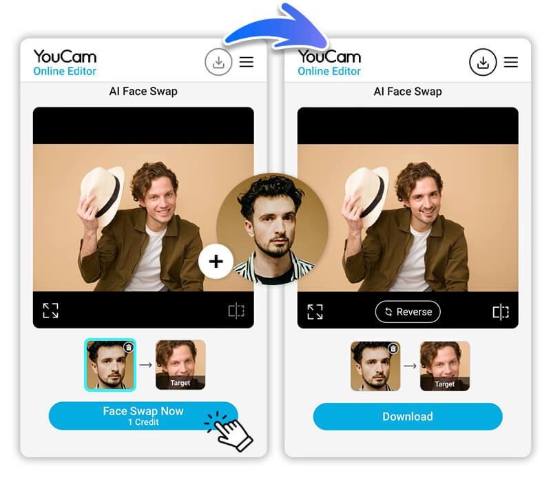 deepfake youcam video | Deepfake et Face Swap IA : comment remplacer un visage dans une vidéo facilement
