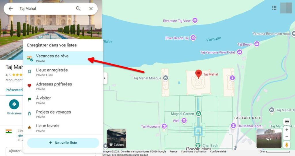listes google maps ordinateur liste | Listes Google Maps : organisez vos bonnes adresses et préparez vos voyages en un clin d’œil