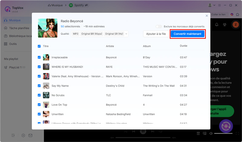 topvox 4 | Comment convertir la musique Spotify en MP3 facilement avec 2 méthodes efficaces en 2026