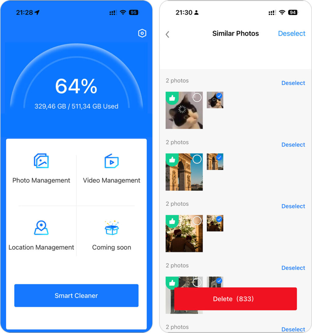 clean master nettoyage phone | Les meilleures applications pour supprimer les photos en double sur iPhone