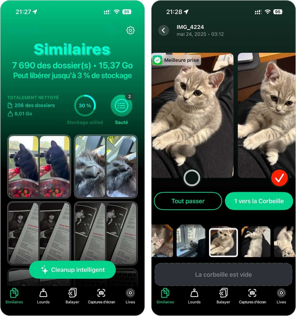 clever cleaner ai nettoyage | Les meilleures applications pour supprimer les photos en double sur iPhone