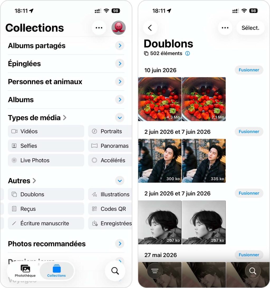 doublons photos | Les meilleures applications pour supprimer les photos en double sur iPhone