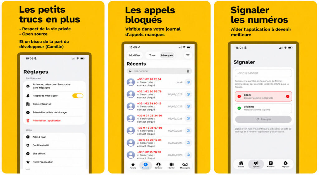 Saracroche : le bloqueur d’appels indésirables vraiment très efficace ! 2 Saracroche