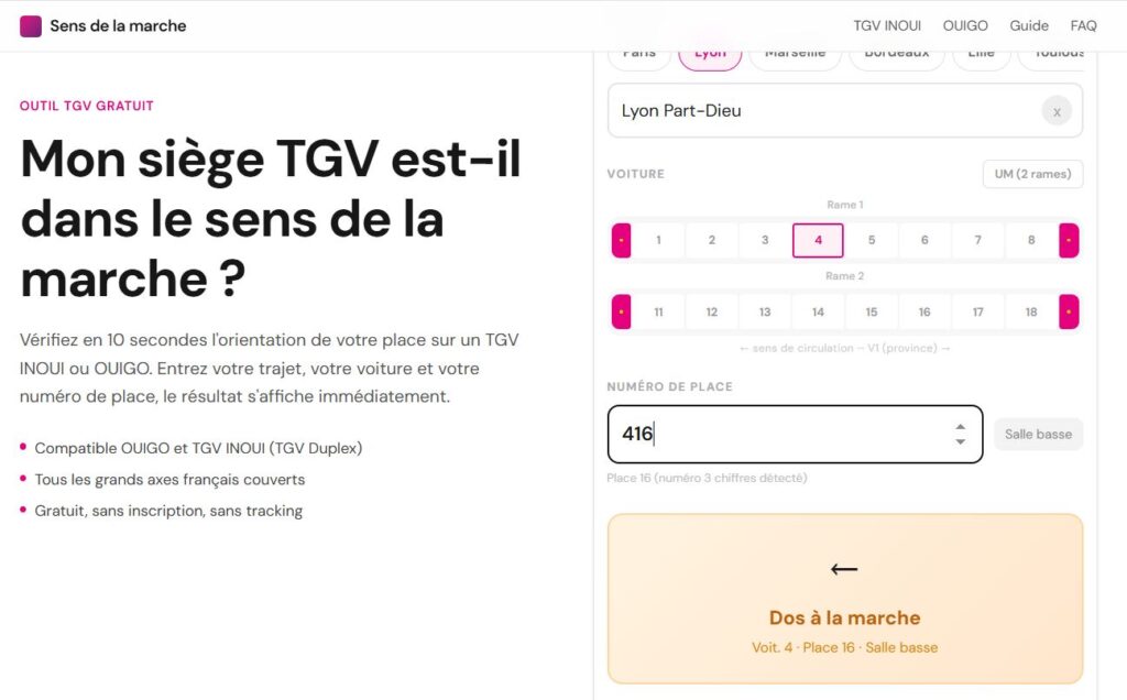 Sensdelamarche.fr
Sens de la marche TGV