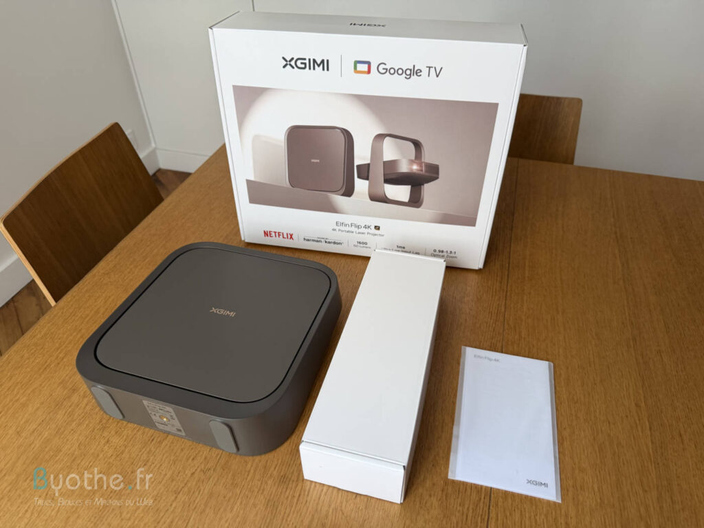 Test du XGIMI Elfin Flip 4K : un projecteur 4K portable qui n’a rien à envier aux modèles de salon 3 Vidéoprojecteur XGIMI Elfin Flip 4K