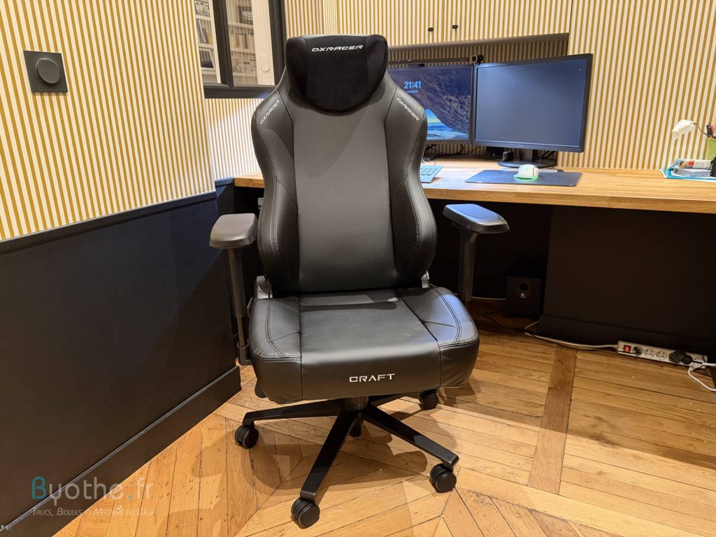 dxracer craft 1 | Test DXRacer Craft : une chaise gaming confortable et bien pensée