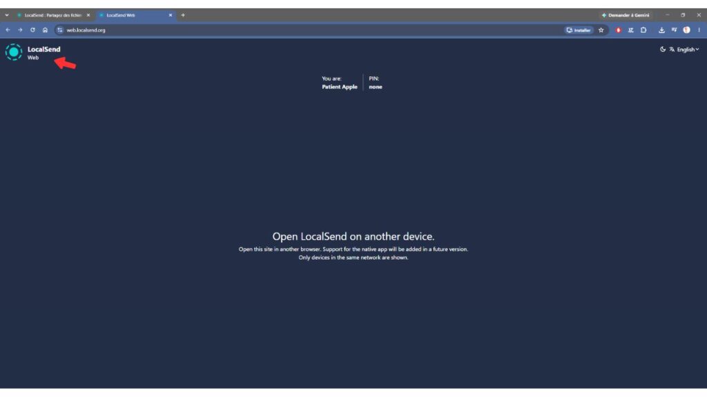 LocalSend web version