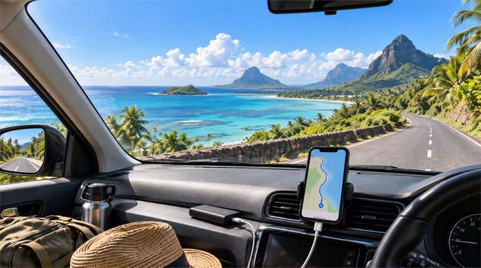 Les meilleures apps et gadgets pour explorer l'île Maurice en voiture